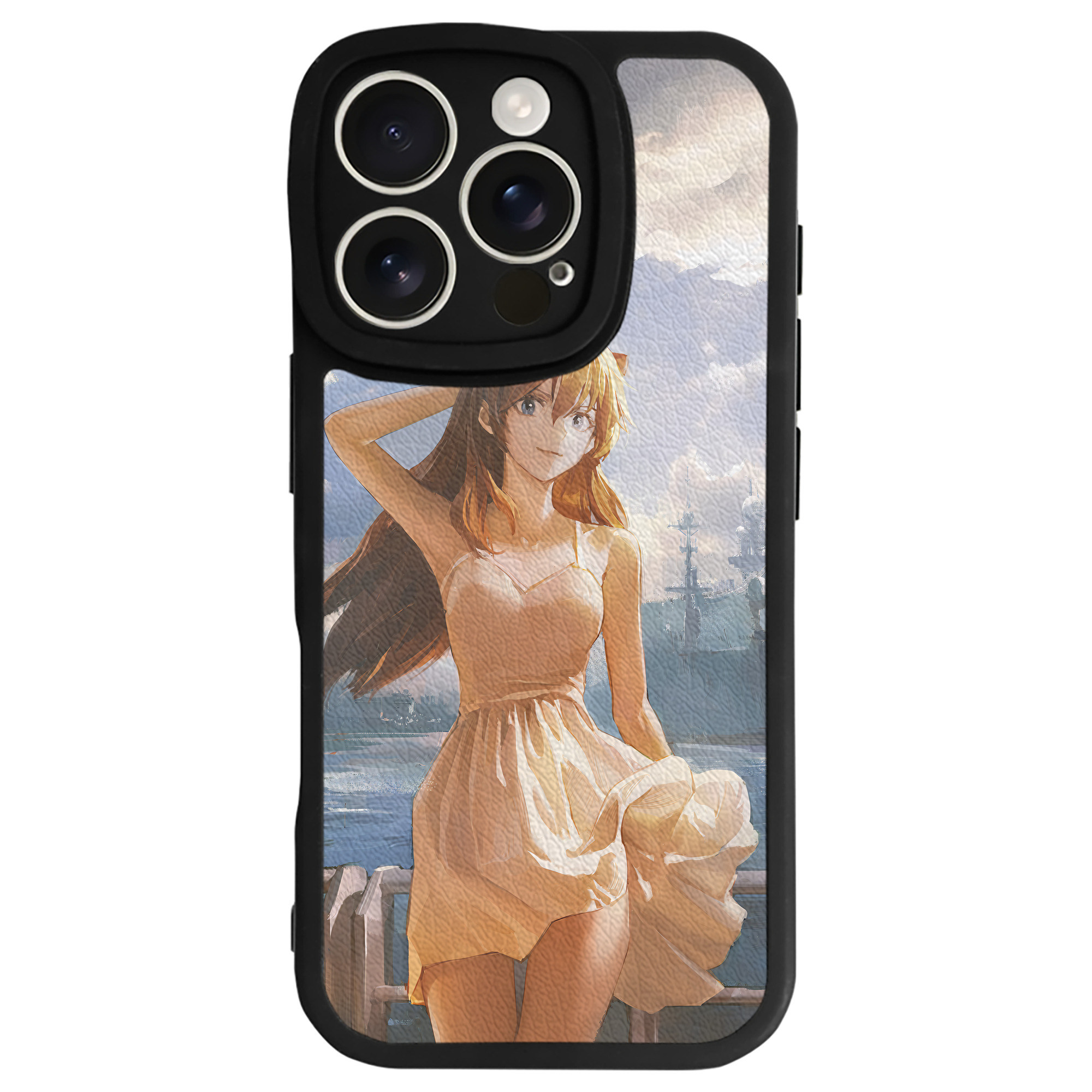 （画像用） EVA 新世紀エヴァンゲリオン 【iPhone 16シリーズ対応】シリコンスマホケース（レザー調） 材質：シリコン